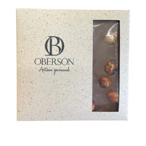 Plaque chocolat lait noisettes caramélisées